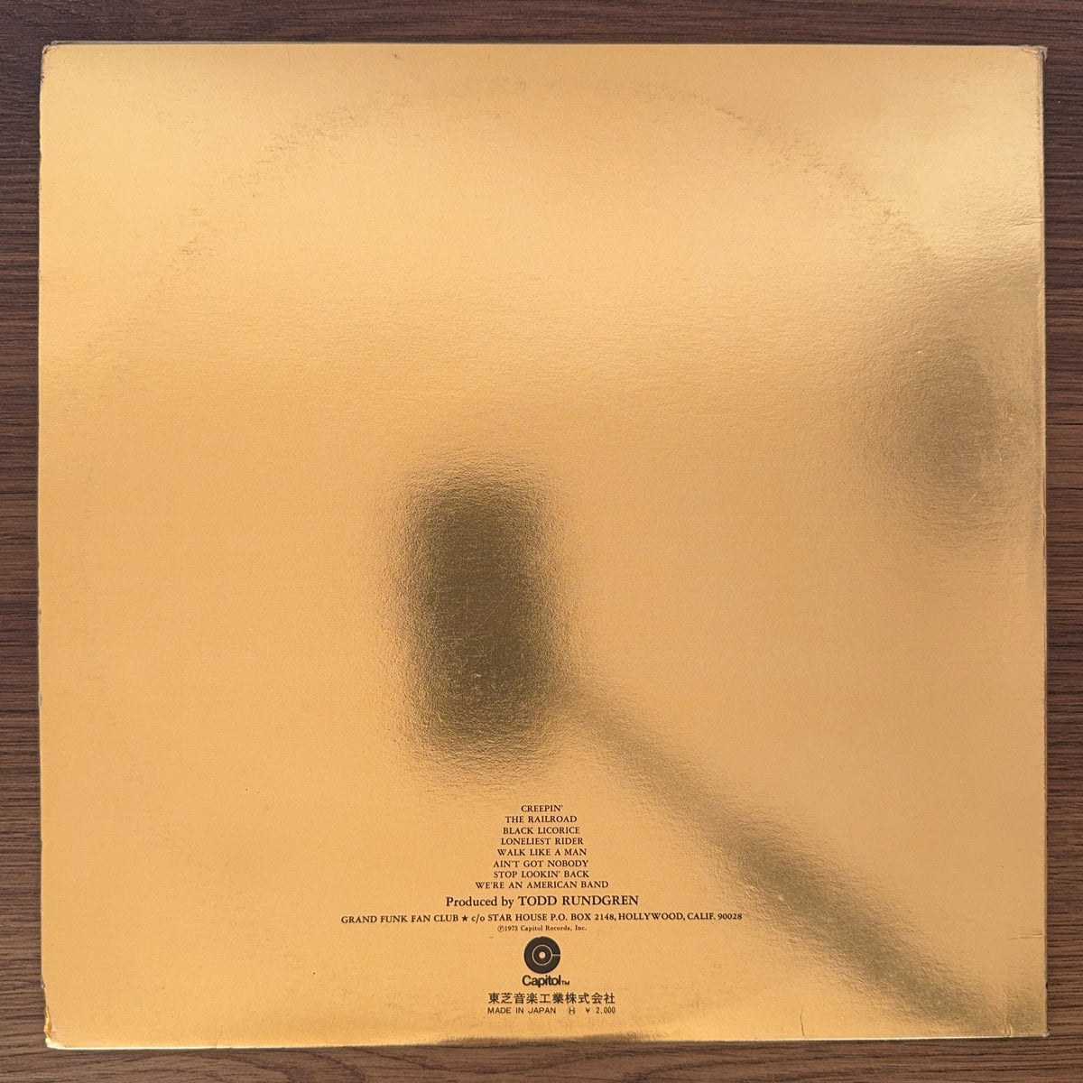 Grand Funk – We're An American Band Japan Vinyl