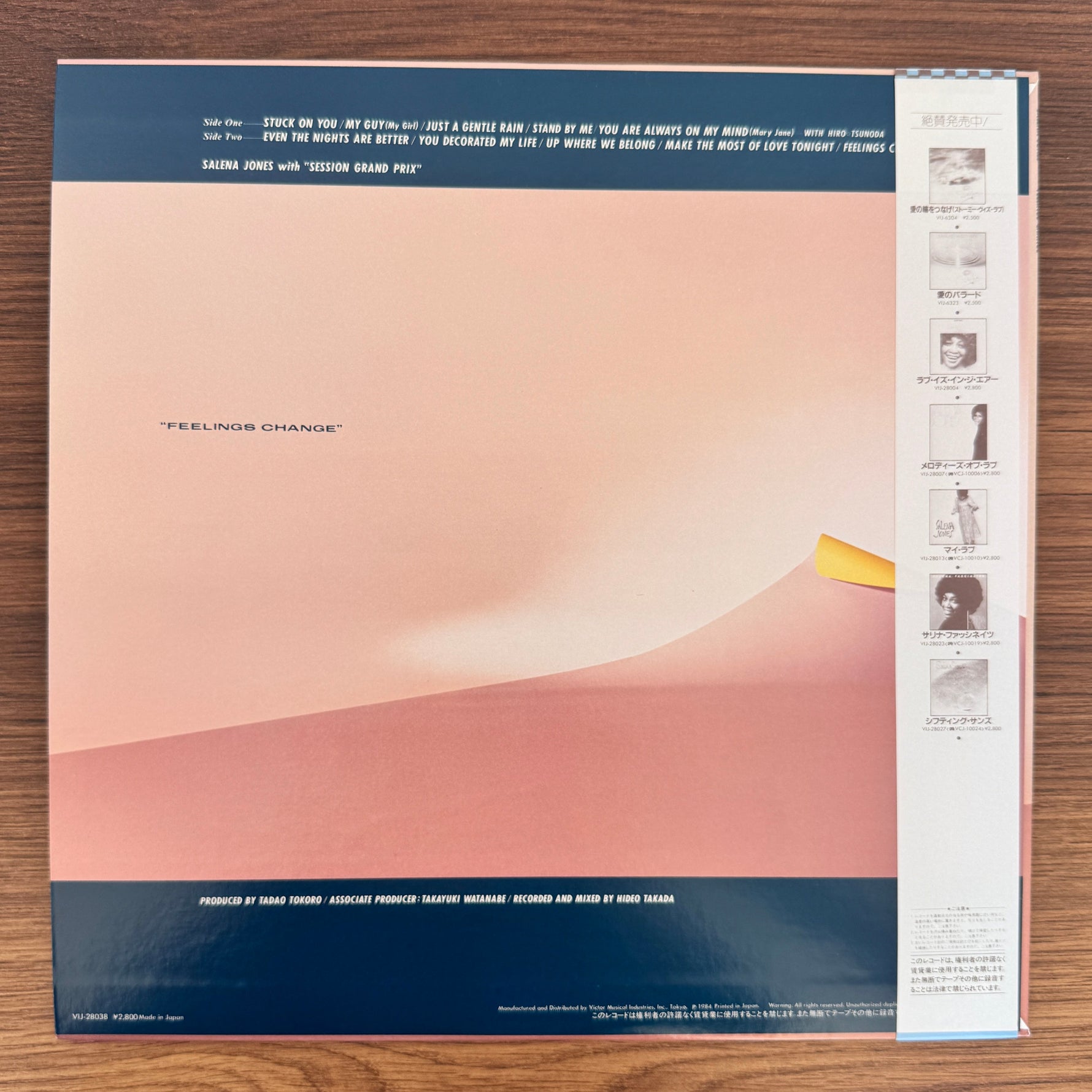 Salena Jones – Feelings Change Japan Vinyl