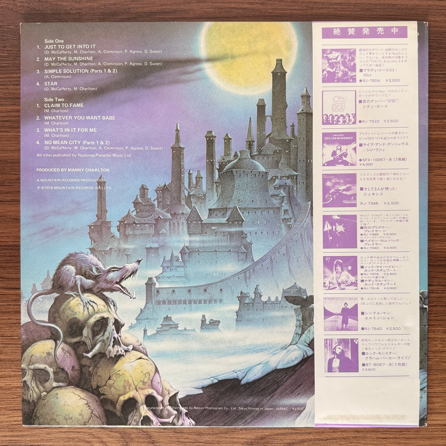 Nazareth – No Mean City