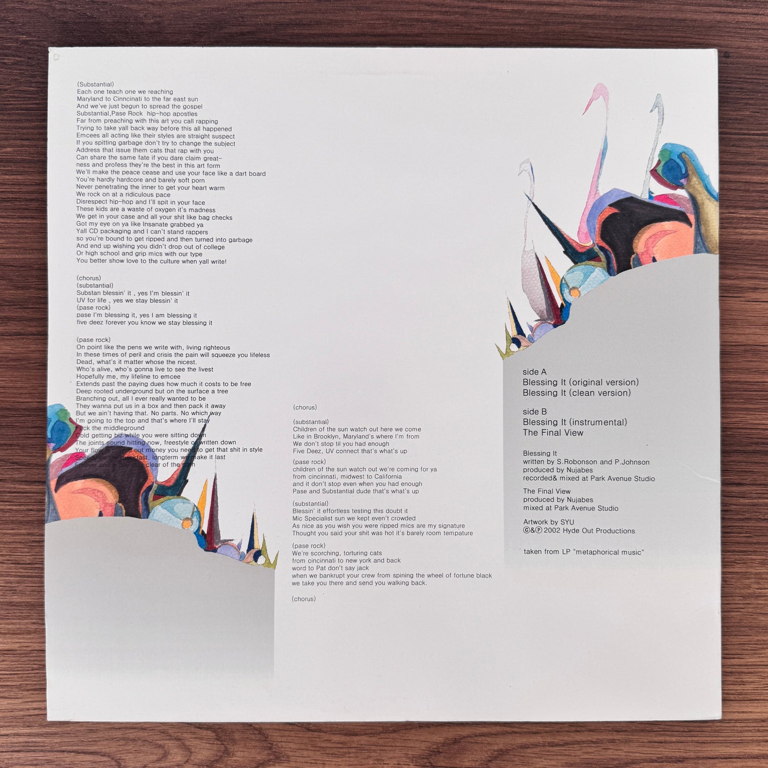 Nujabes Featuring Pase Rock And Substantial – Blessing It / The Final View Japan Vinyl