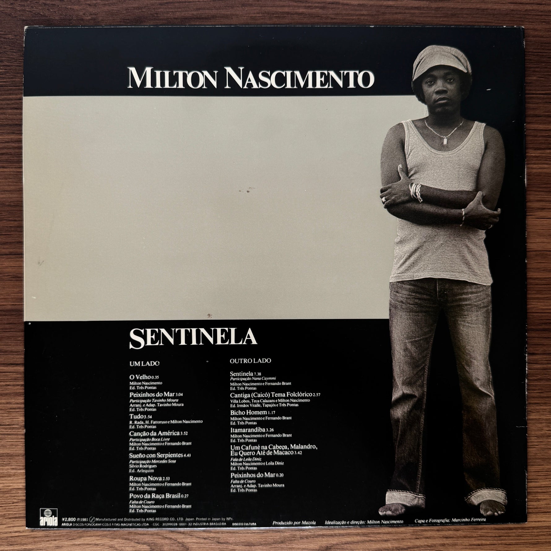 Milton Nascimento – Sentinela Japan Vinyl