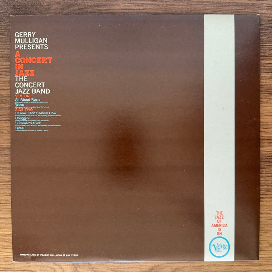 The Concert Jazz Band – Gerry Mulligan Presents A Concert In Jazz
