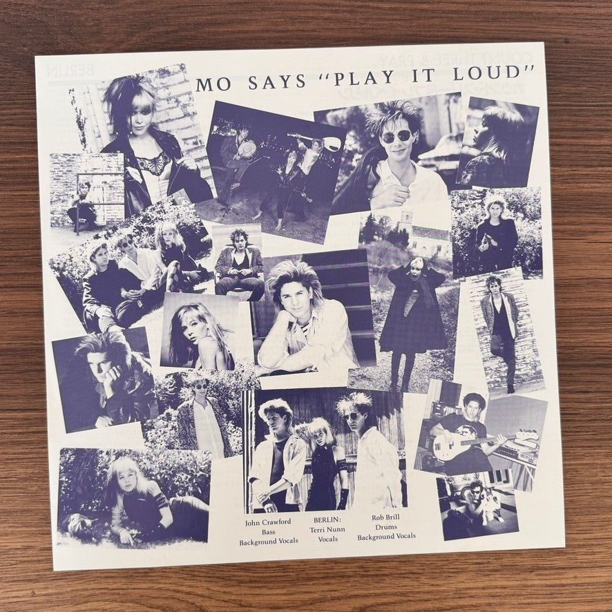 Berlin – Count Three & Pray Japan Vinyl