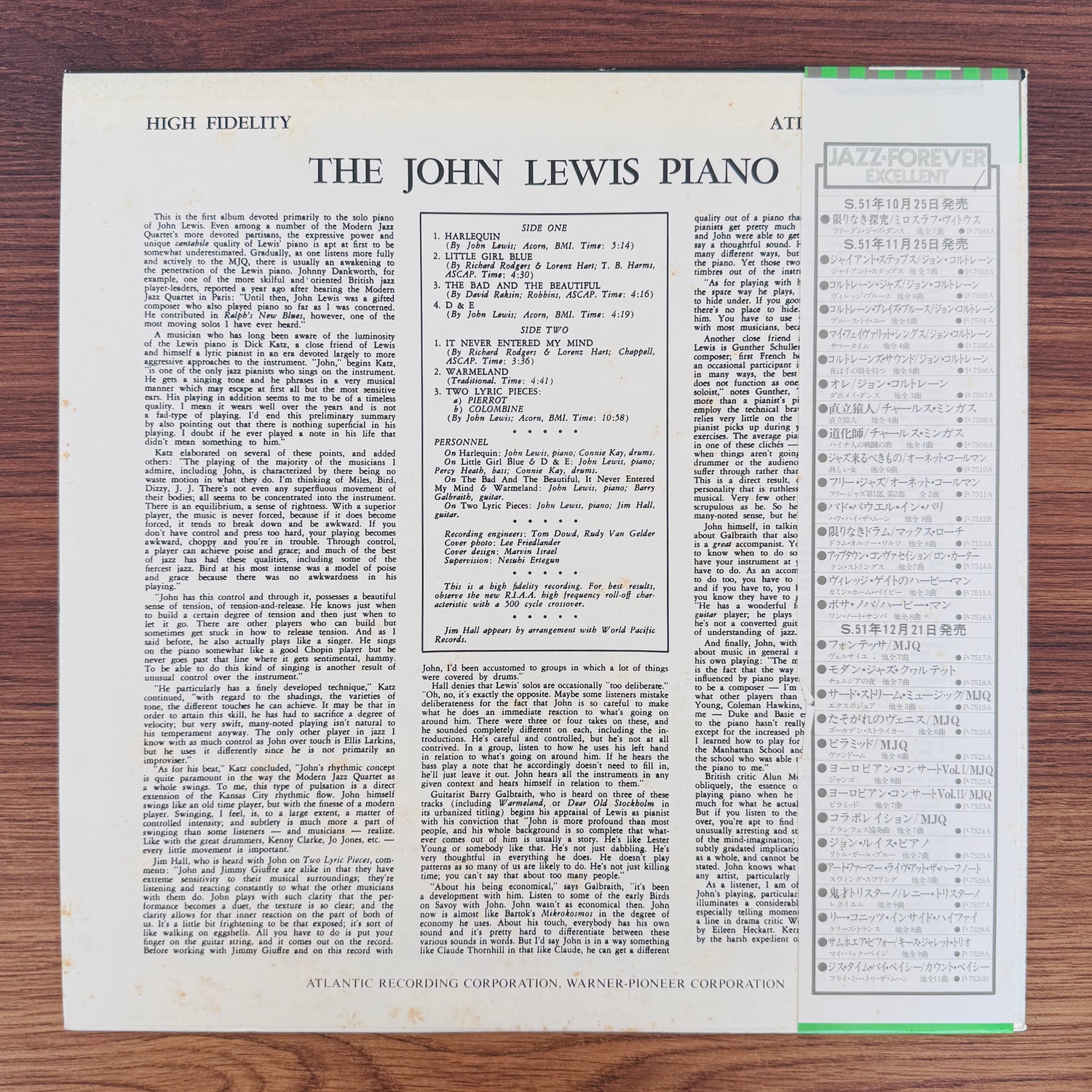 John Lewis – The John Lewis Piano