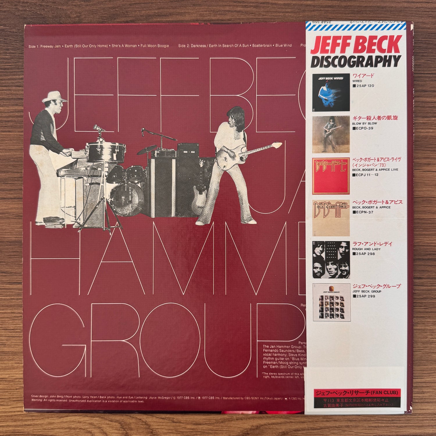 Jeff Beck With The Jan Hammer Group – Live