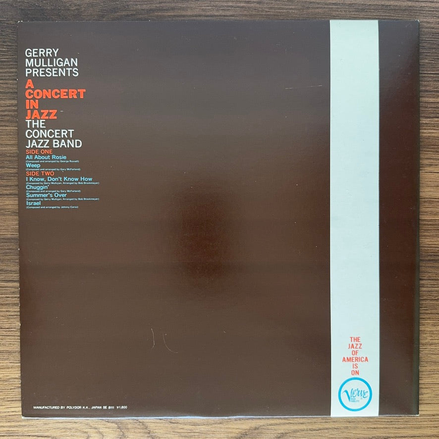 The Concert Jazz Band – Gerry Mulligan Presents A Concert In Jazz
