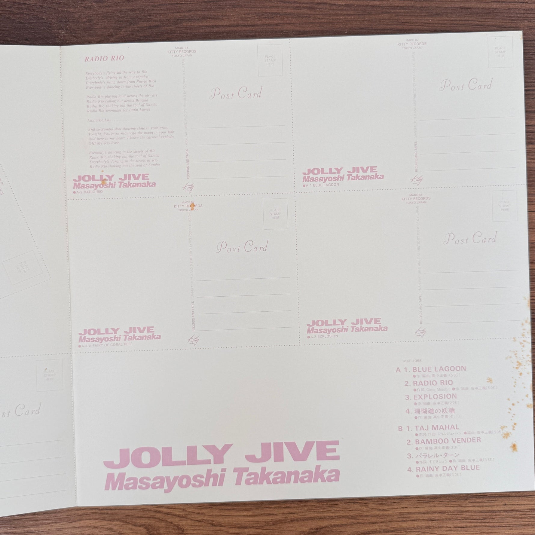Masayoshi Takanaka – Jolly Jive Japan Vinyl