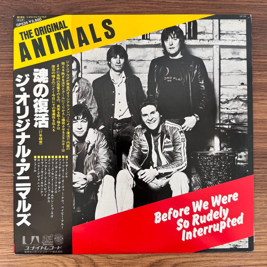 The Original Animals – Before We Were So Rudely Interrupted