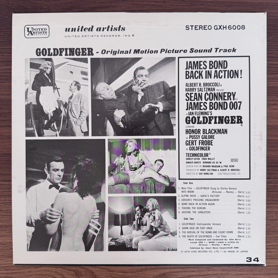 John Barry – 007 Goldfinger Original Soundtrack