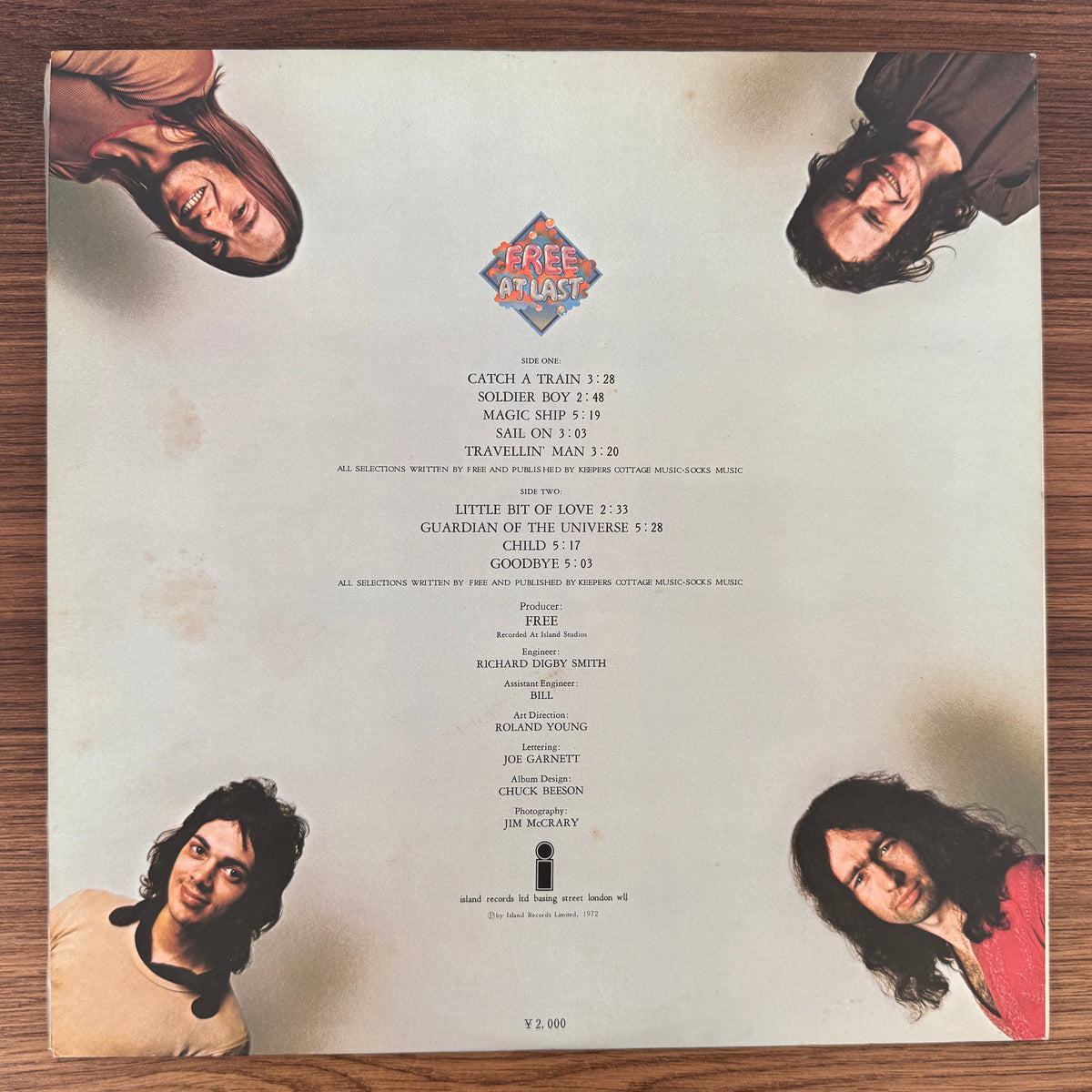 Free – Free At Last Japan Vinyl