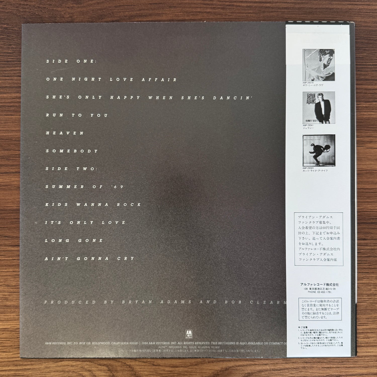 Bryan Adams – Reckless