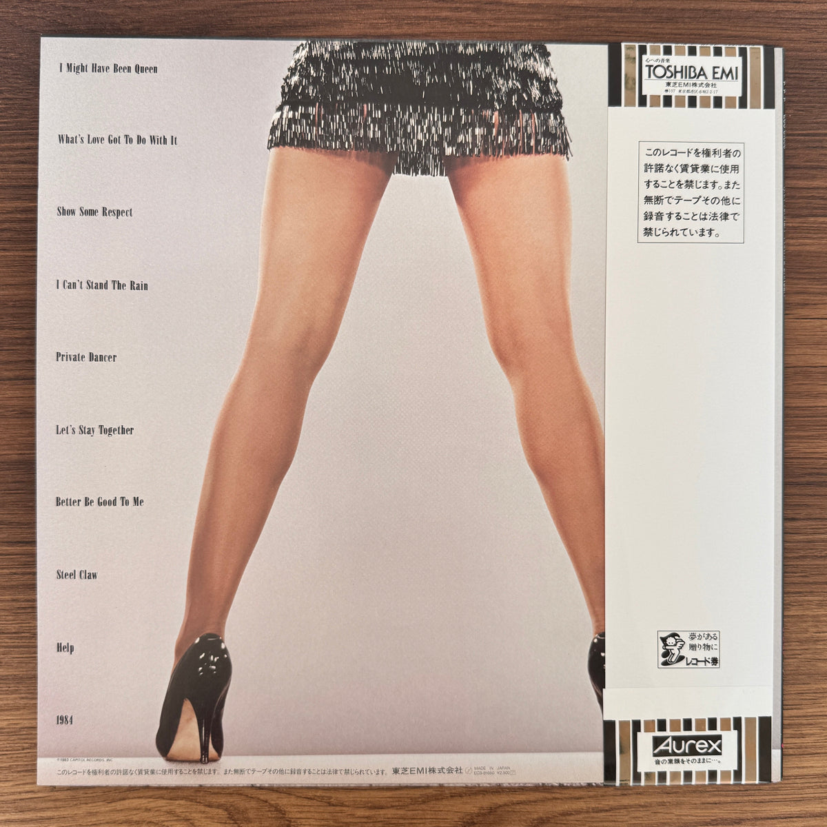 Tina Turner – Private Dancer Japan Vinyl