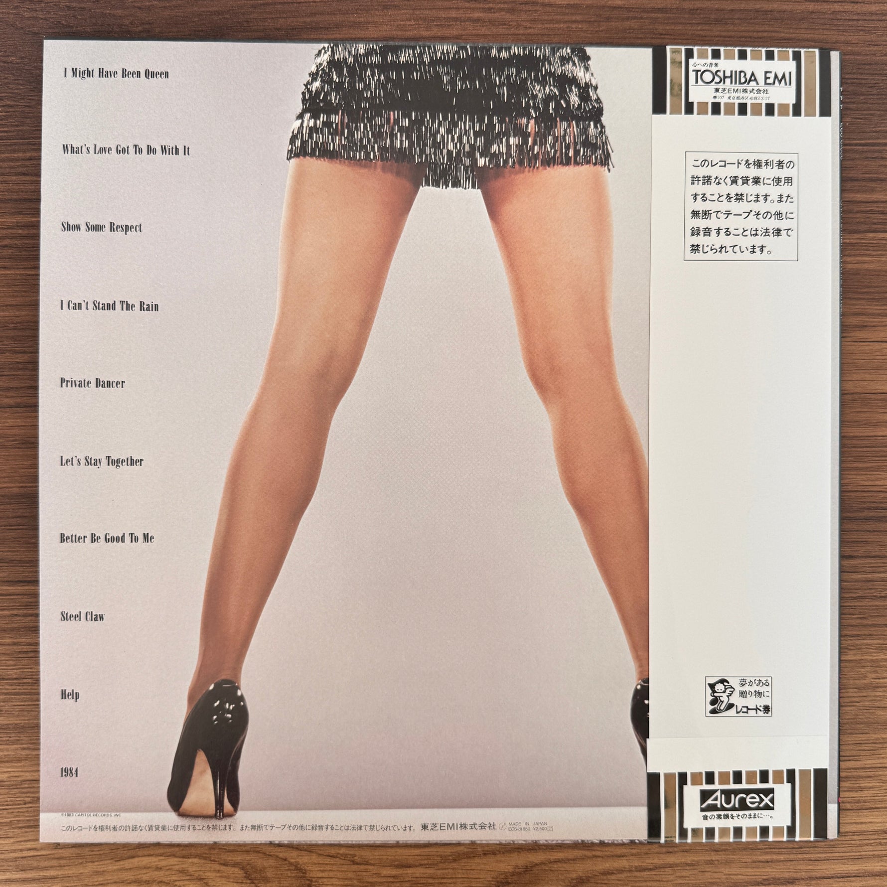 Tina Turner – Private Dancer Japan Vinyl