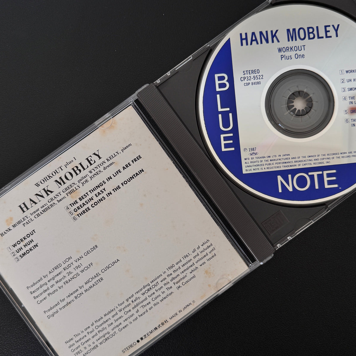 Hank Mobley – Workout Plus 1 CD Japan Vinyl