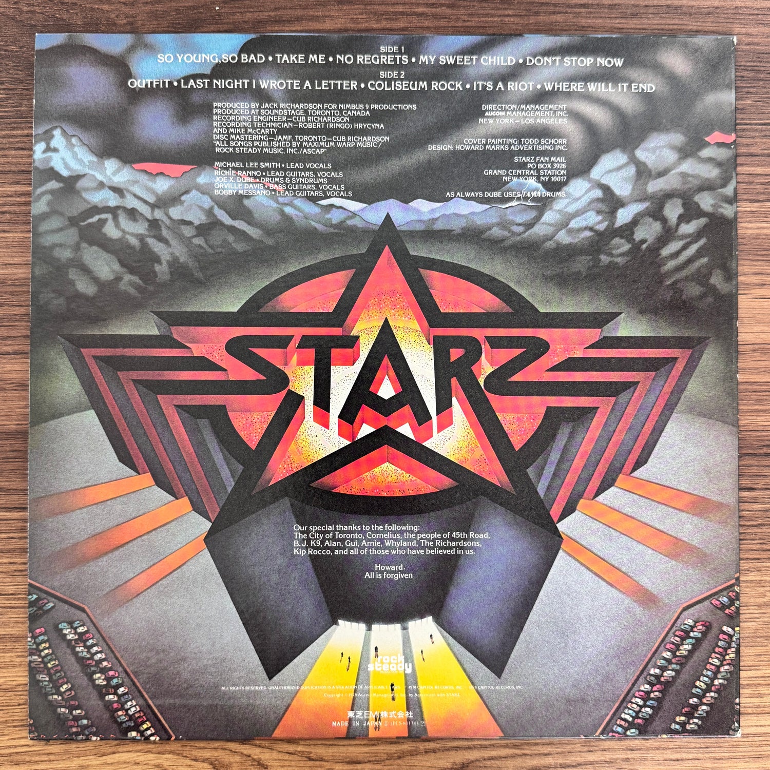 Starz – Coliseum Rock Japan Vinyl