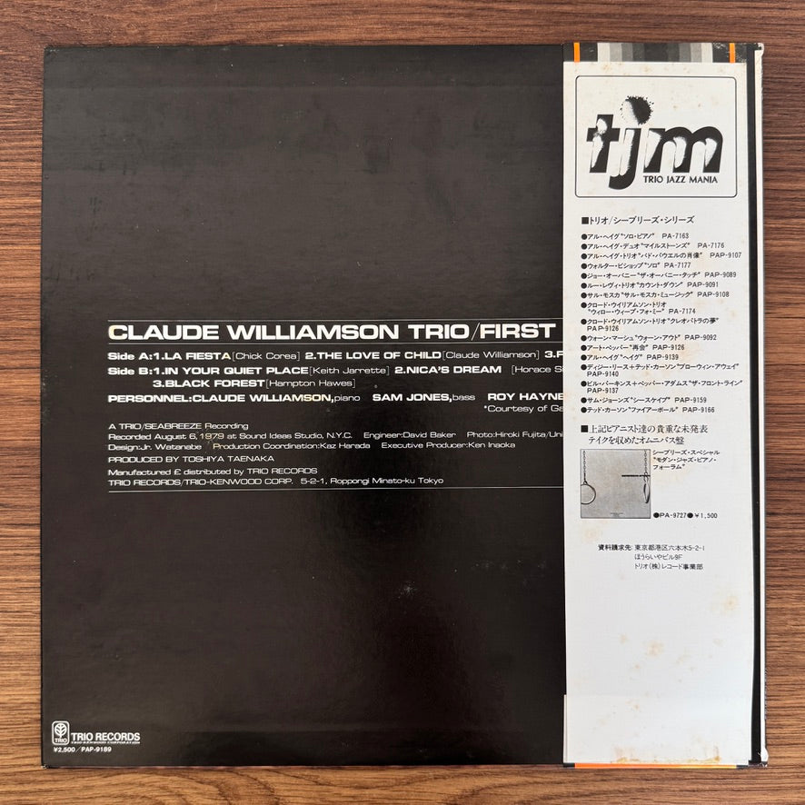 Claude Williamson Trio – First Trip
