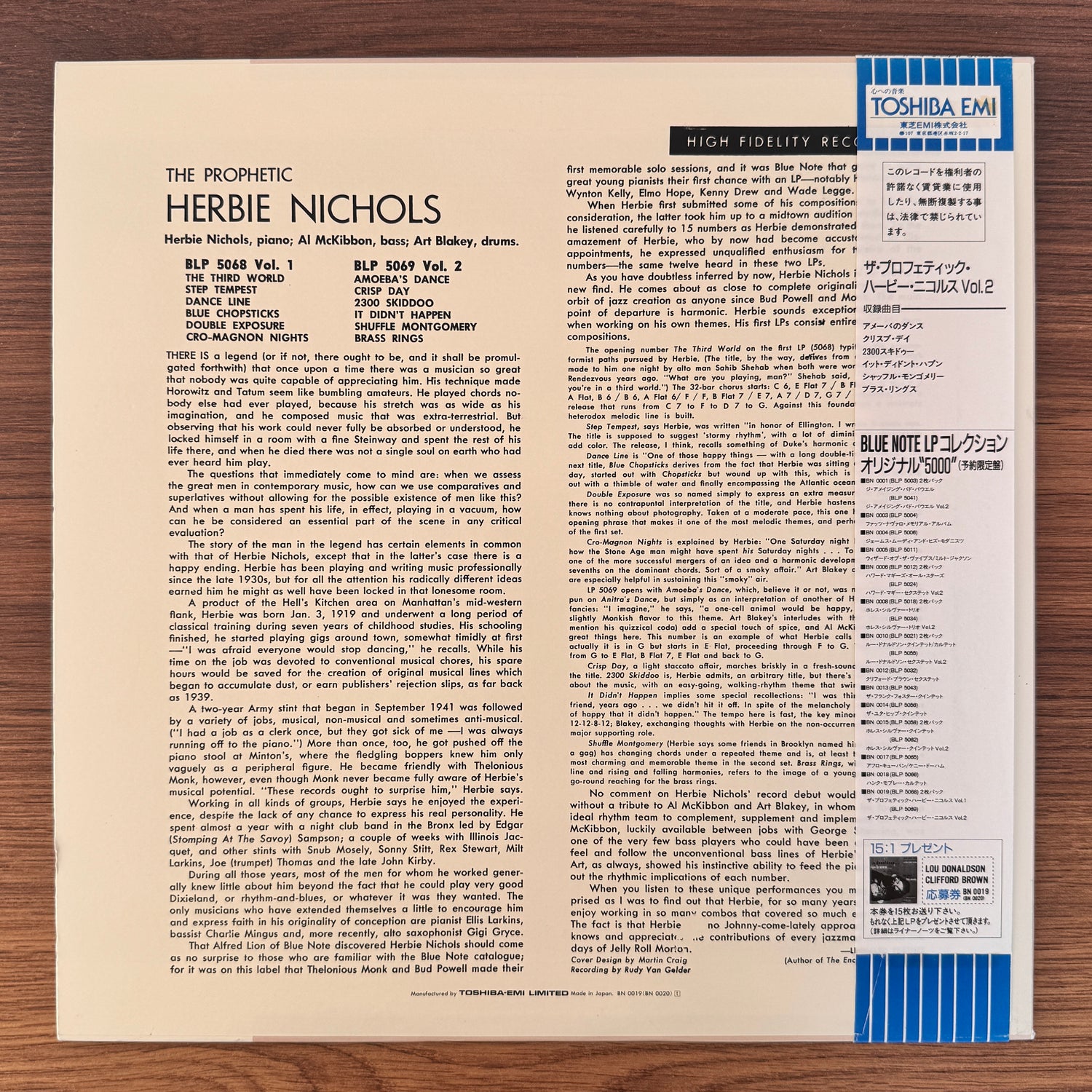 Herbie Nichols – The Prophetic Herbie Nichols Vol. 2