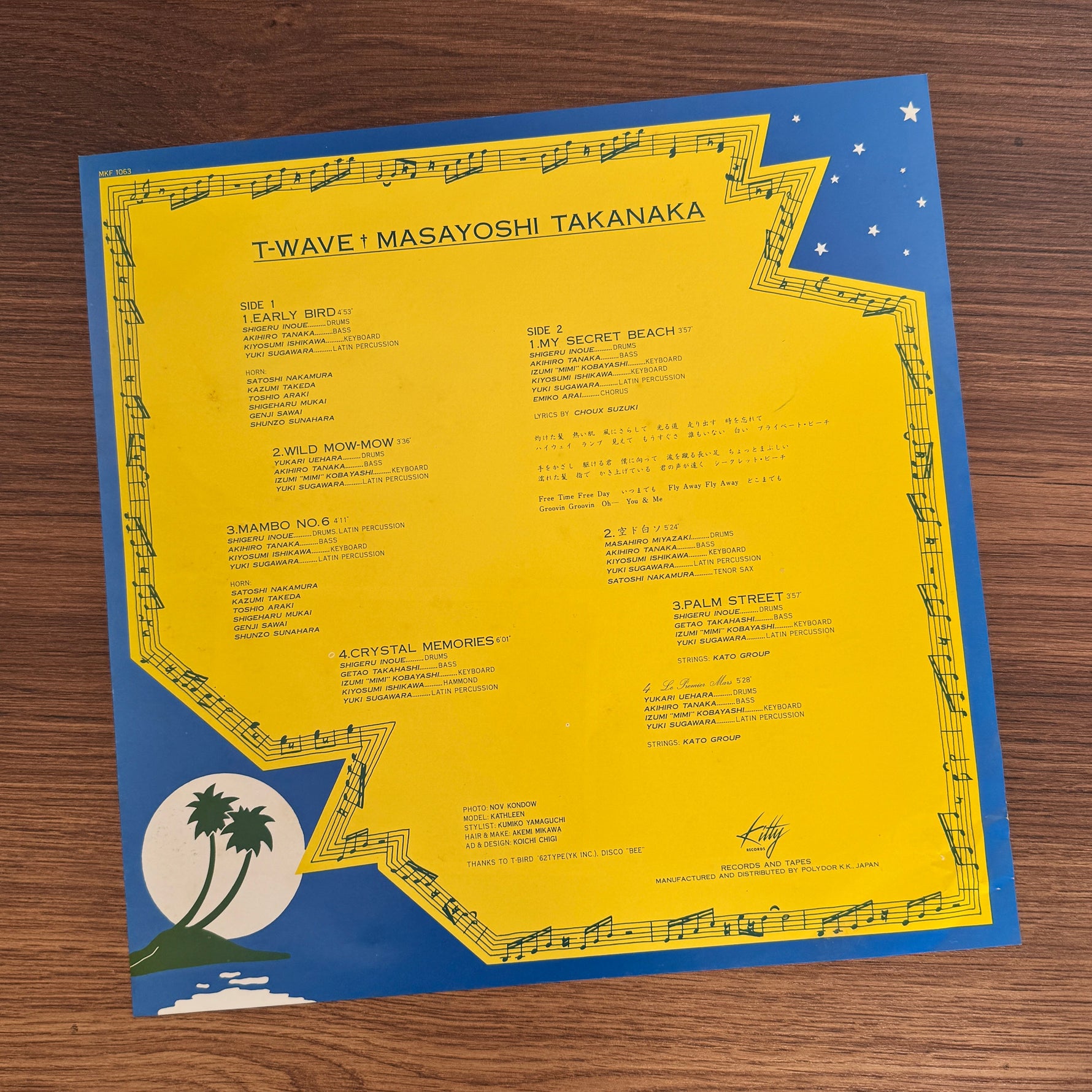 Masayoshi Takanaka – T-Wave 33'lük LP PLAK Japan Vinyl