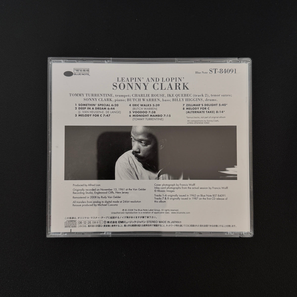 Sonny Clark – Leapin' And Lopin' CD Japan Vinyl