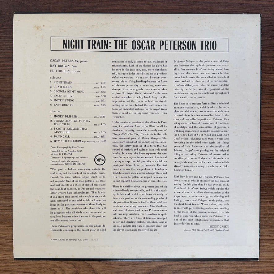 Oscar Peterson Trio – Night Train