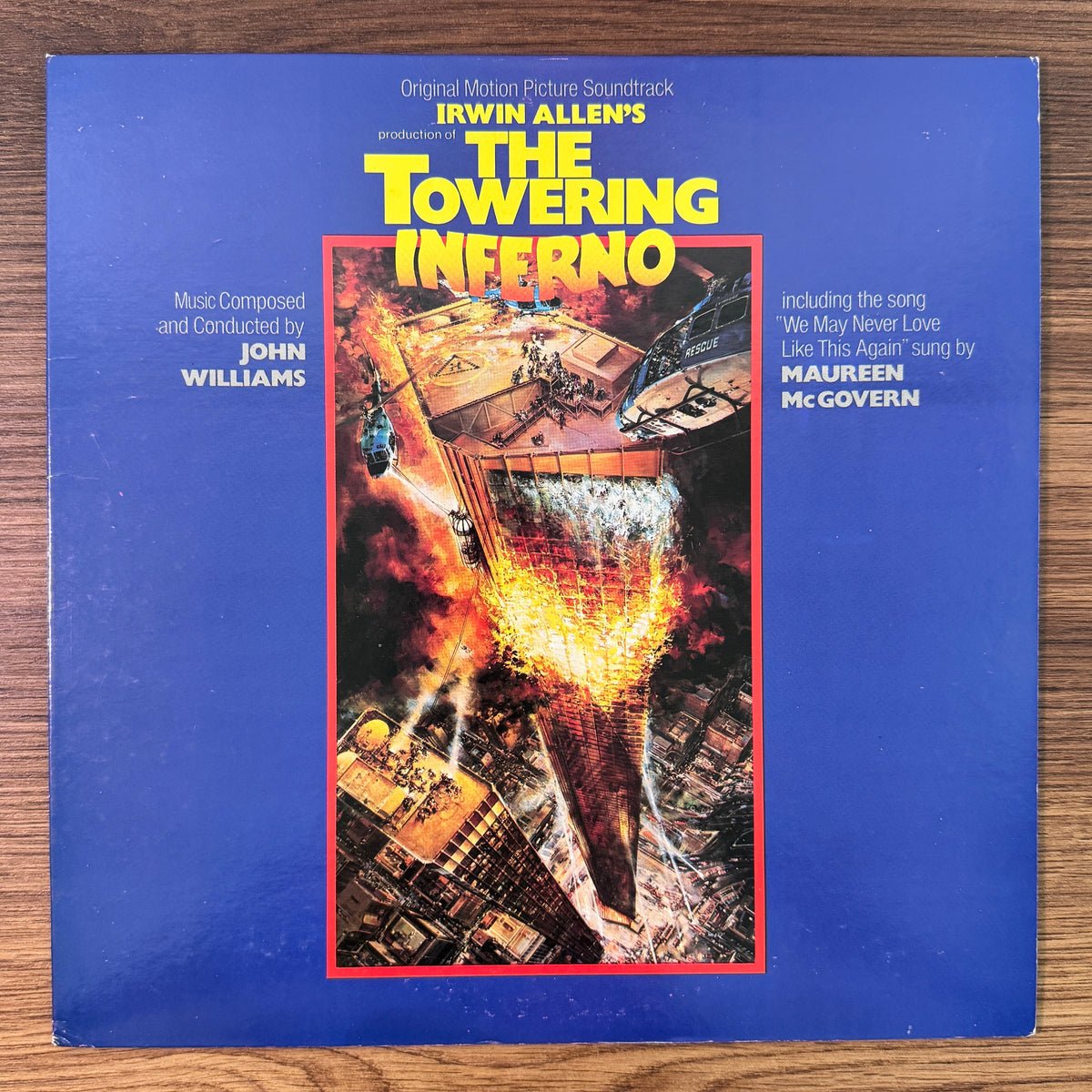 John Williams – Irwin Allen's The Towering Inferno Original Soundtrack Japan Vinyl