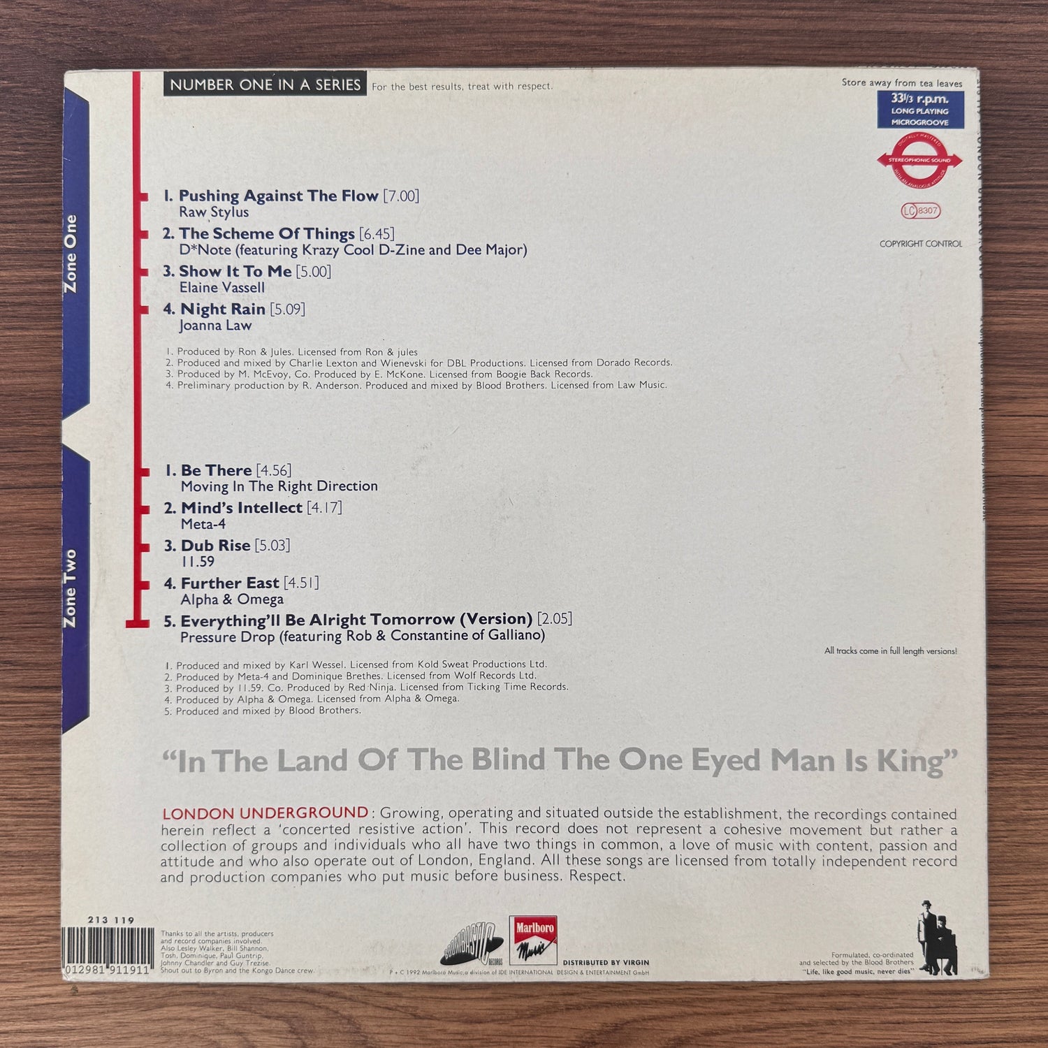 London Underground Japan Vinyl