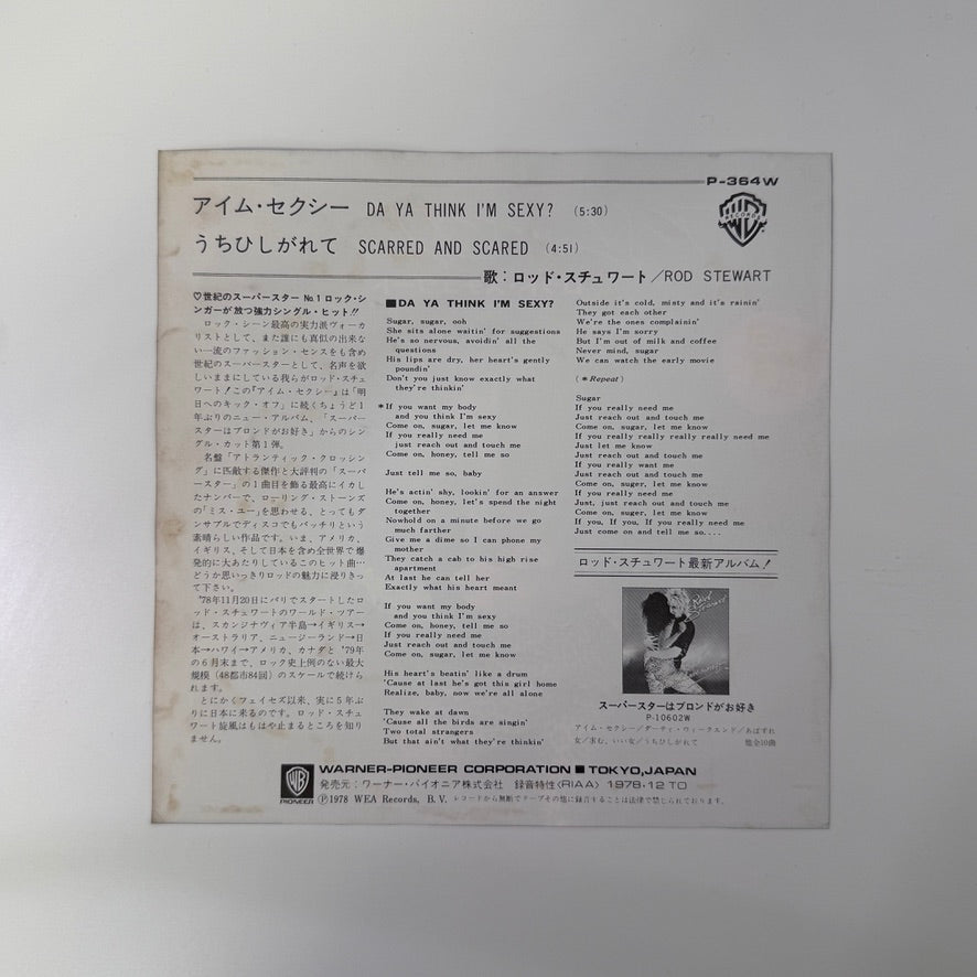 Rod Stewart – Da Ya Think I'm Sexy / Scarred And Scared