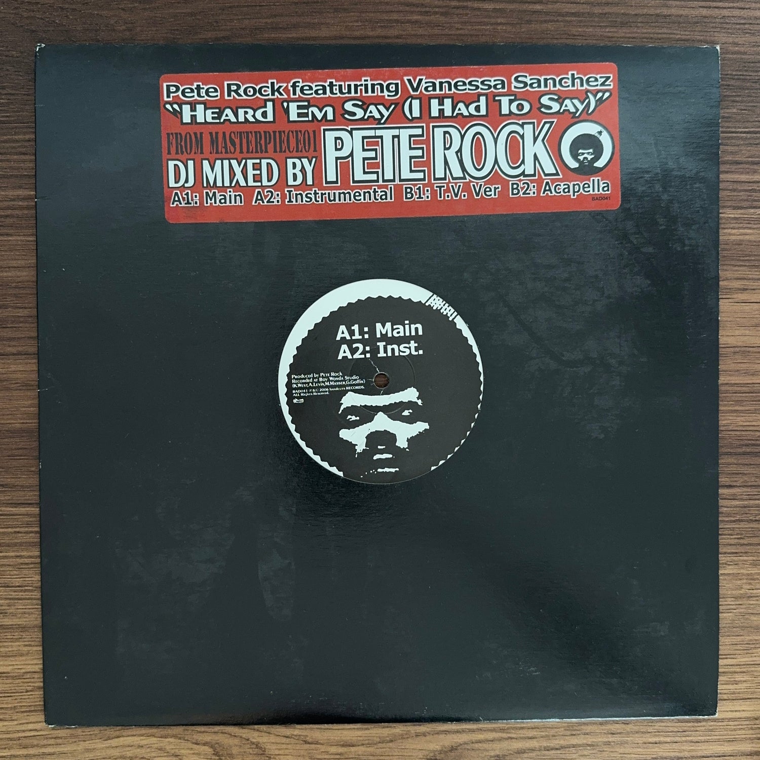 Pete Rock Featuring Vanessa Sanchez – Heard 'Em Say (I Had To Say) Japan Vinyl