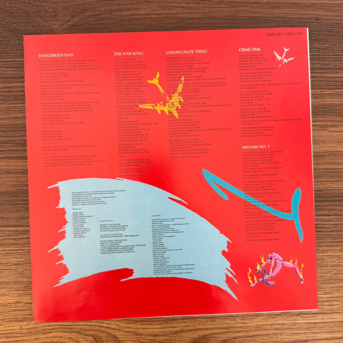 Culture Club – Waking Up With The House On Fire Japan Vinyl