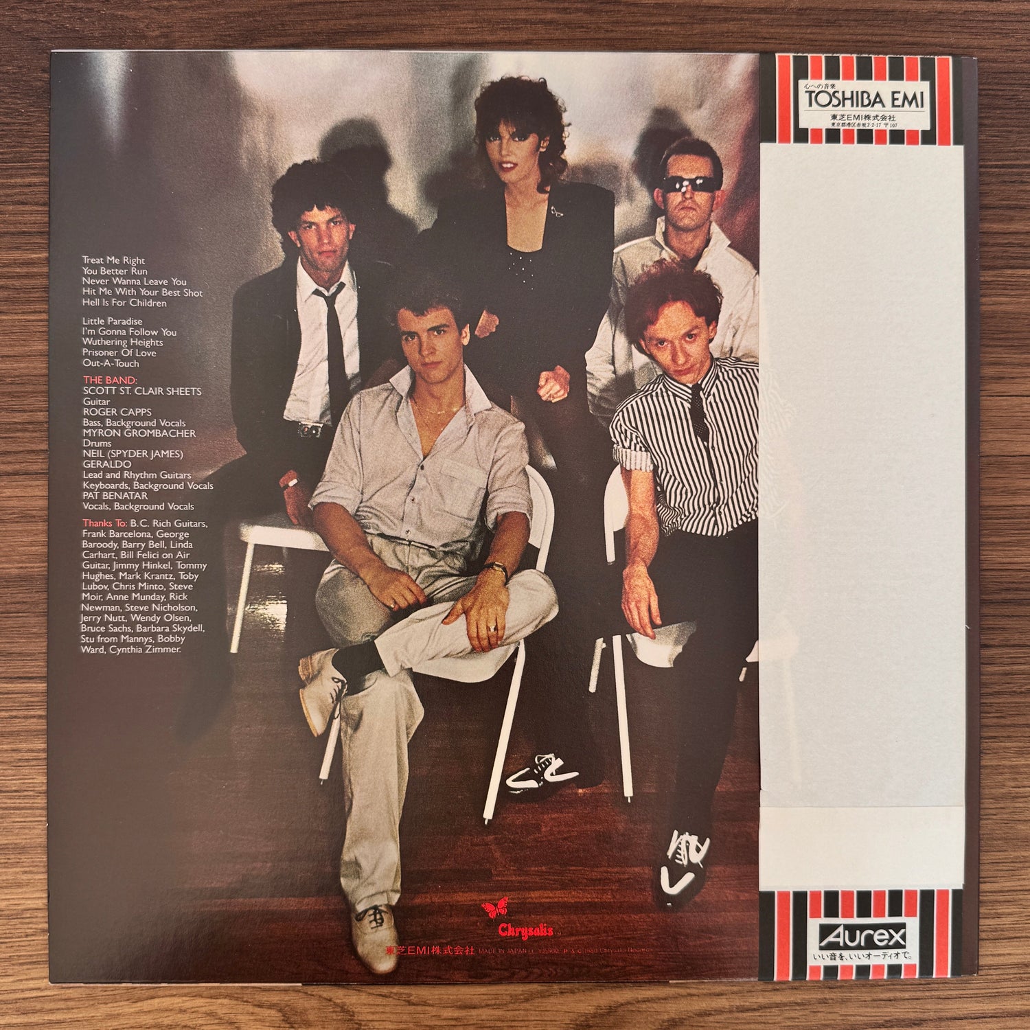 Pat Benatar – Crimes Of Passion Japan Vinyl