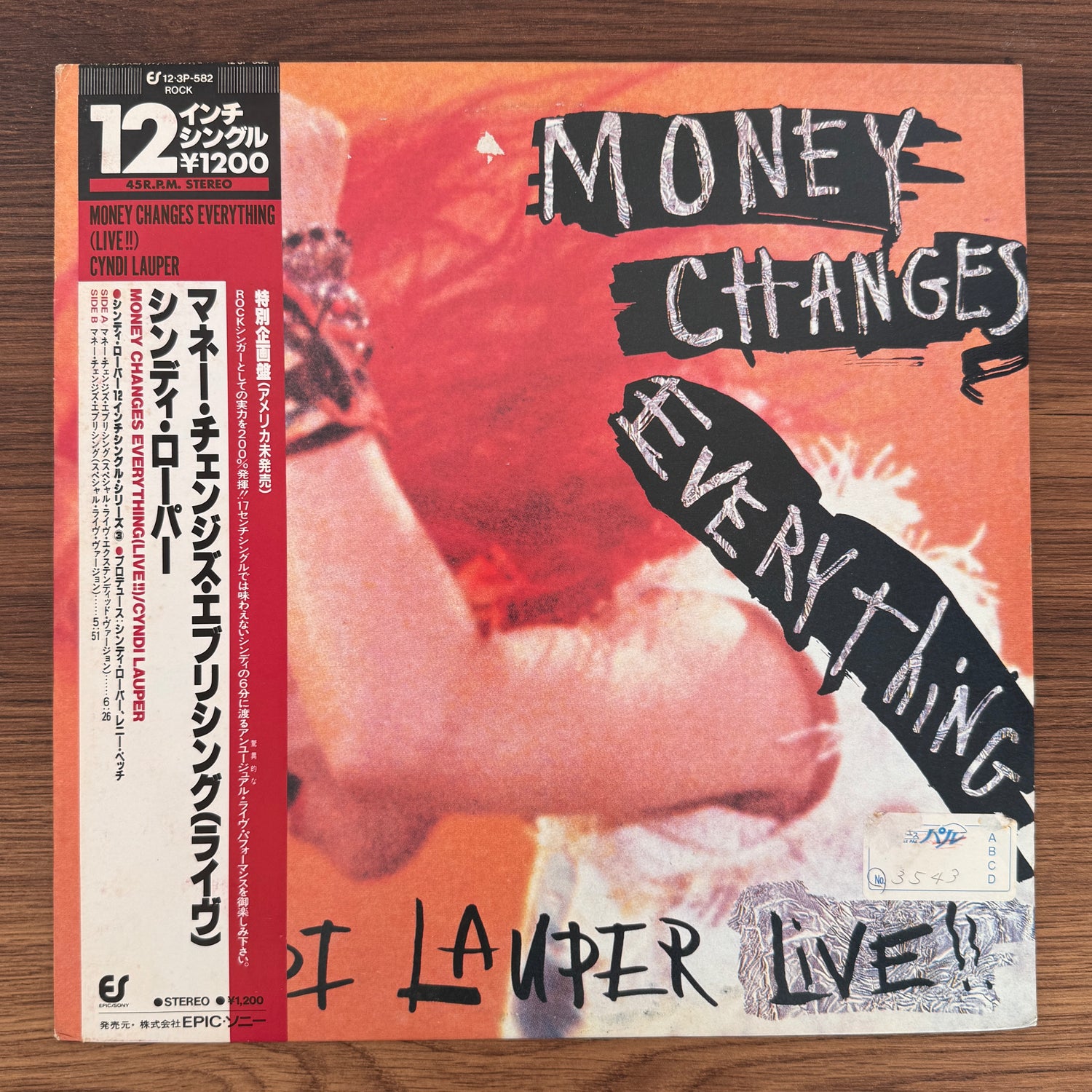 Cyndi Lauper – Money Changes Everything / Live!!