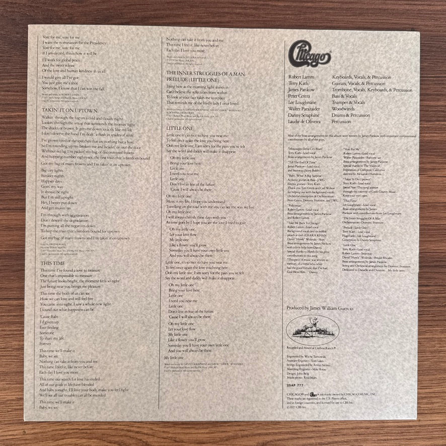 Chicago – Chicago XI Japan Vinyl