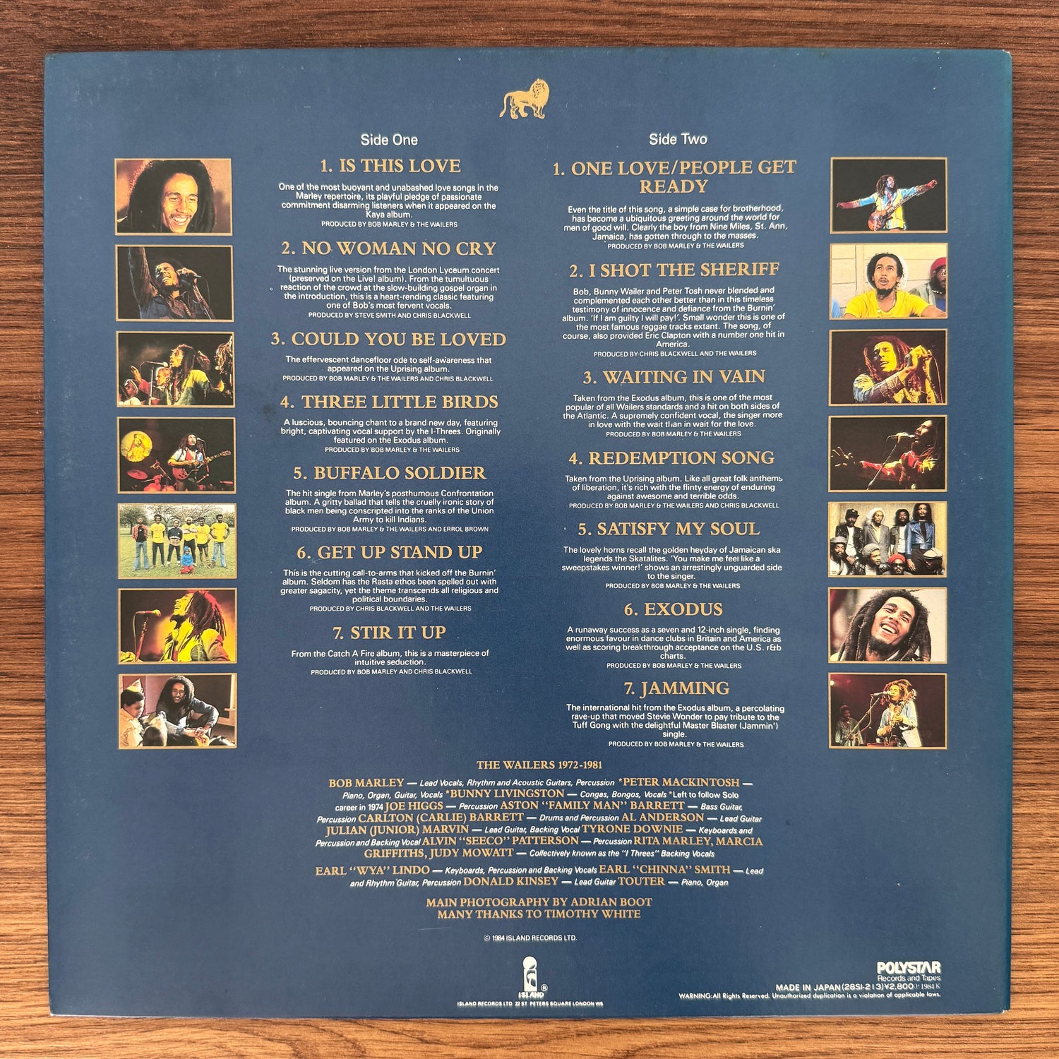 Bob Marley And The Wailers – Legend (The Best Of Bob Marley And The Wailers) Japan Vinyl