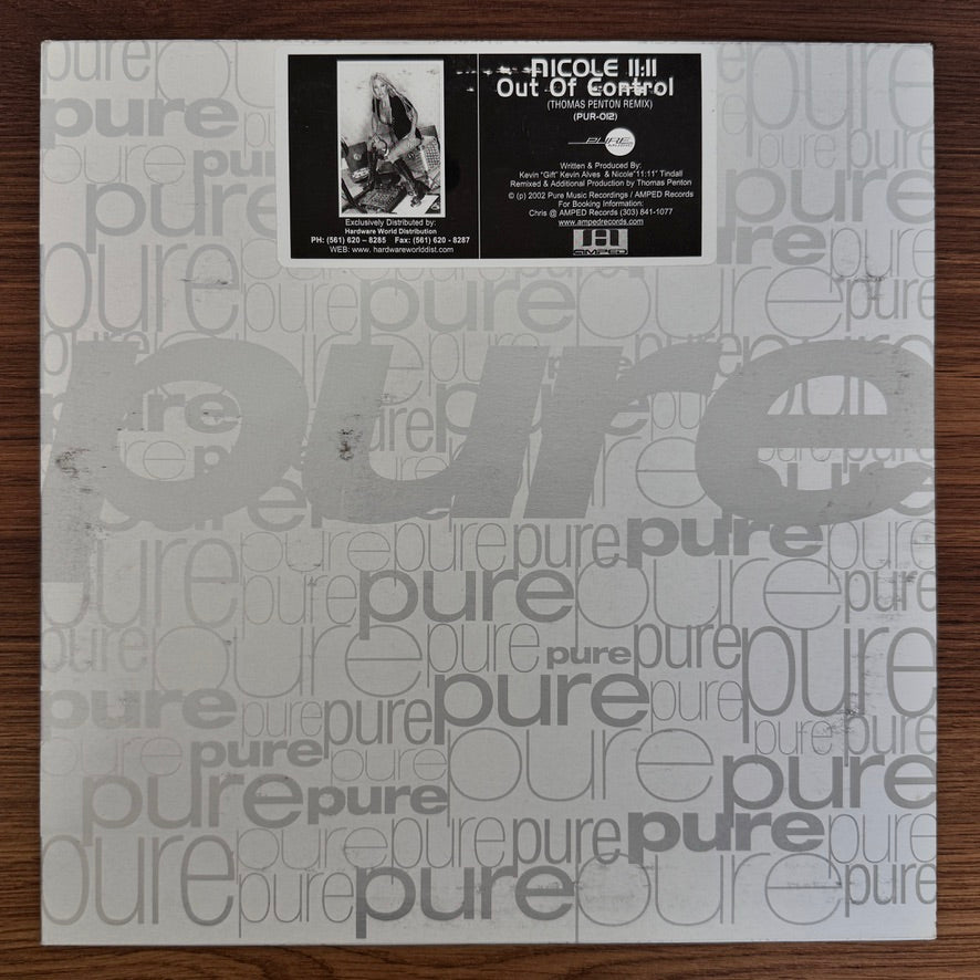 Nicole 11:11 – Out Of Control Japan Vinyl