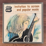 Invitation to Screen and Popular Music Japan Vinyl