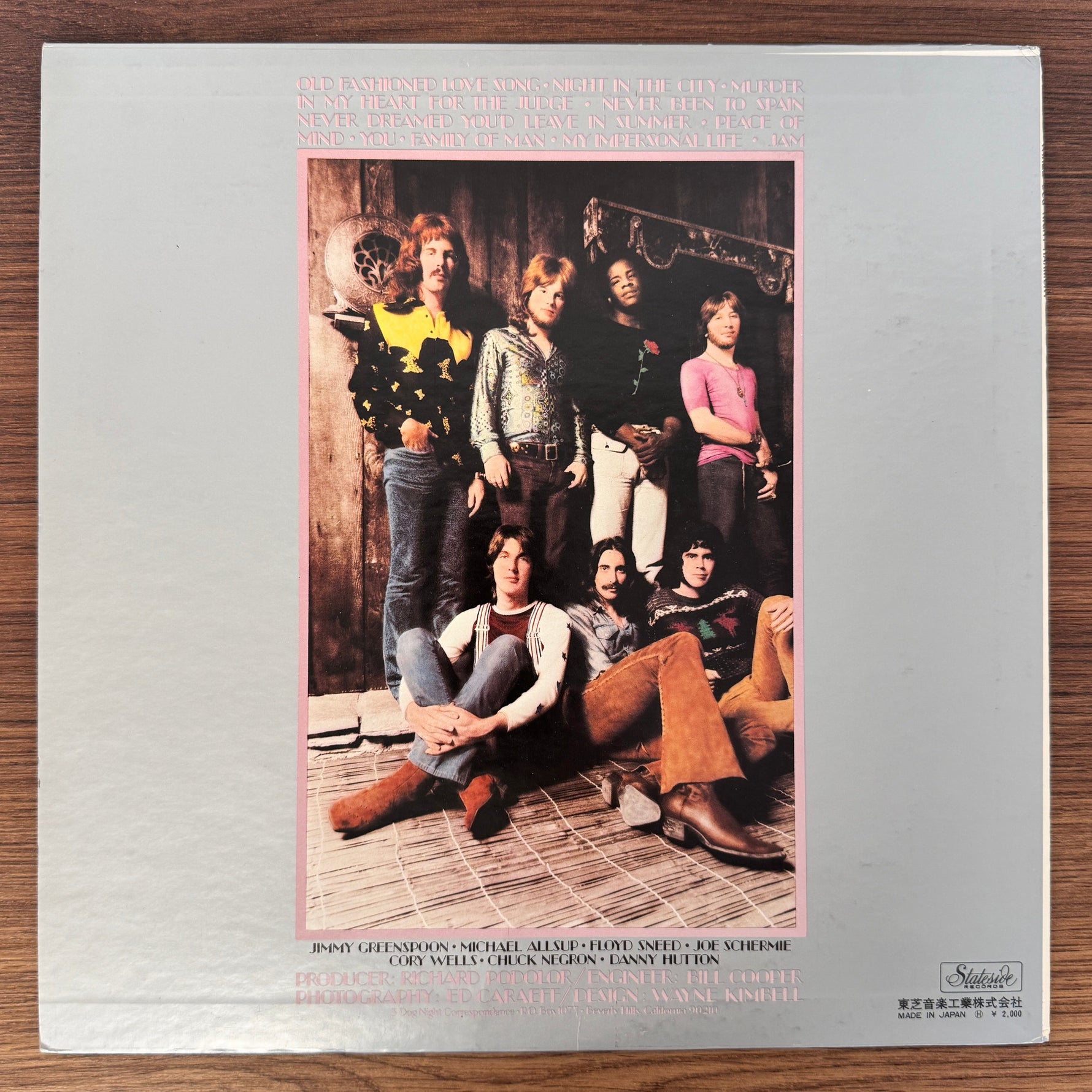 Three Dog Night – Harmony Japan Vinyl