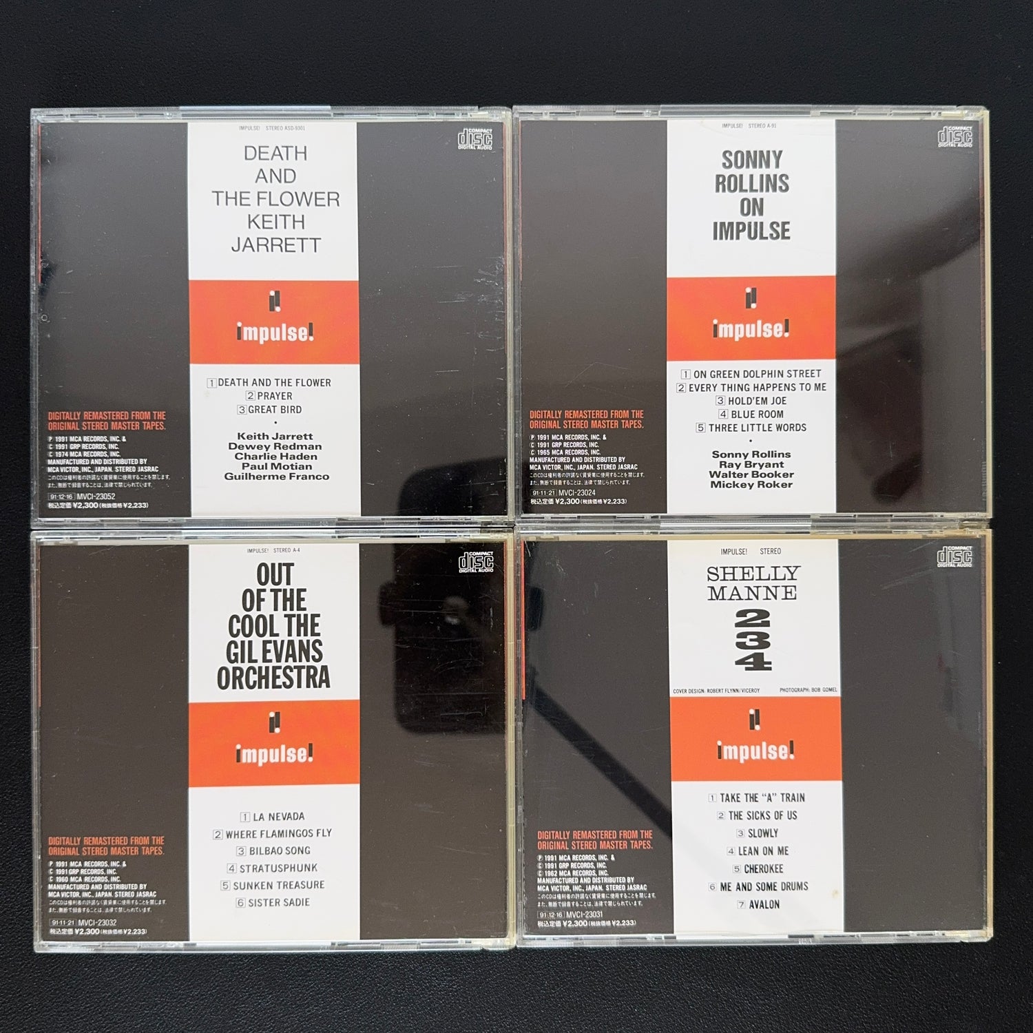 Impulse - Keith Jarrett & Gil Evans & Shelly Manne & Sonny Rollins CD Lotu (4 Adet)