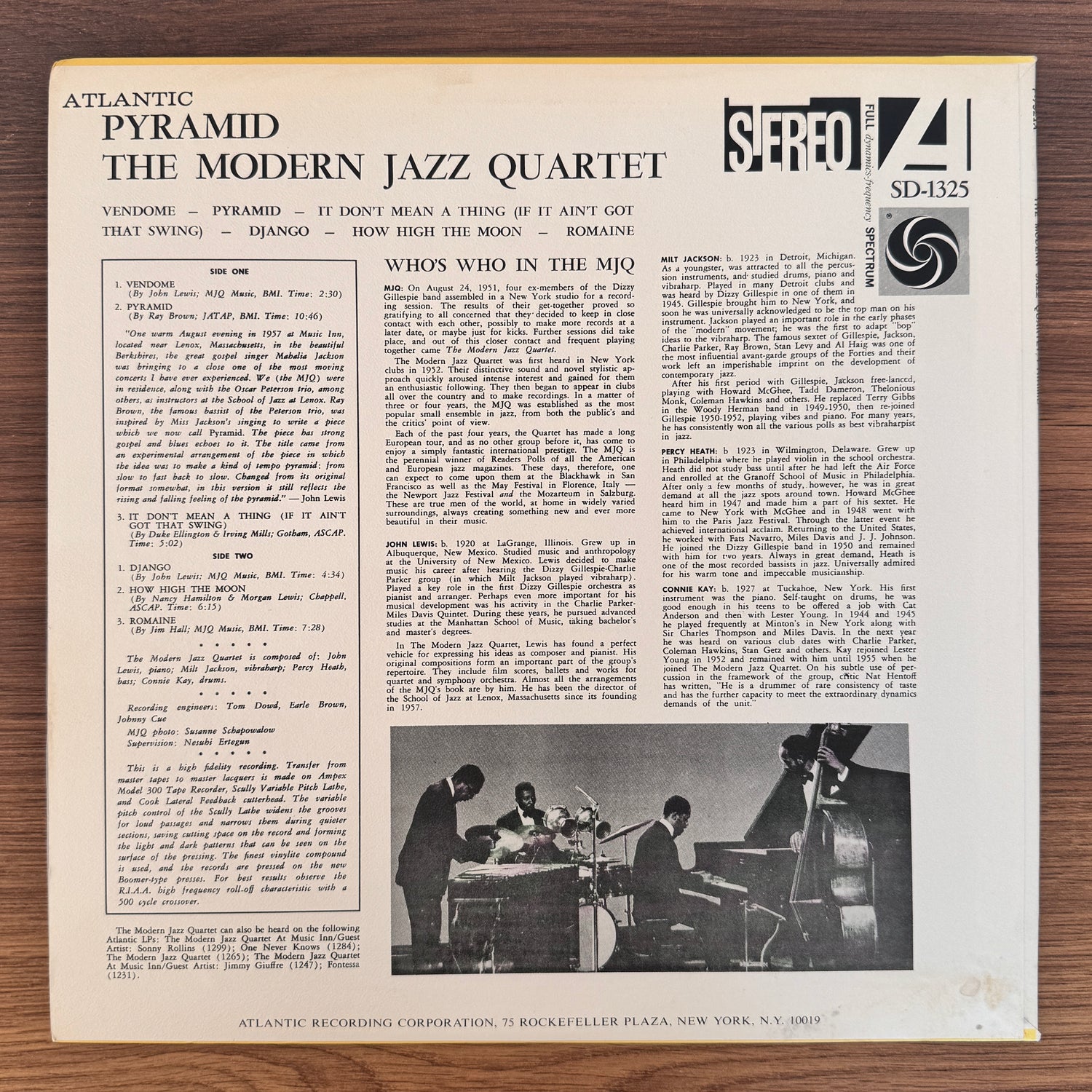 The Modern Jazz Quartet – Pyramid