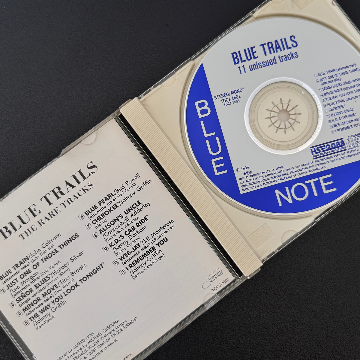 Blue Trails (The Rare Tracks) CD Japan Vinyl