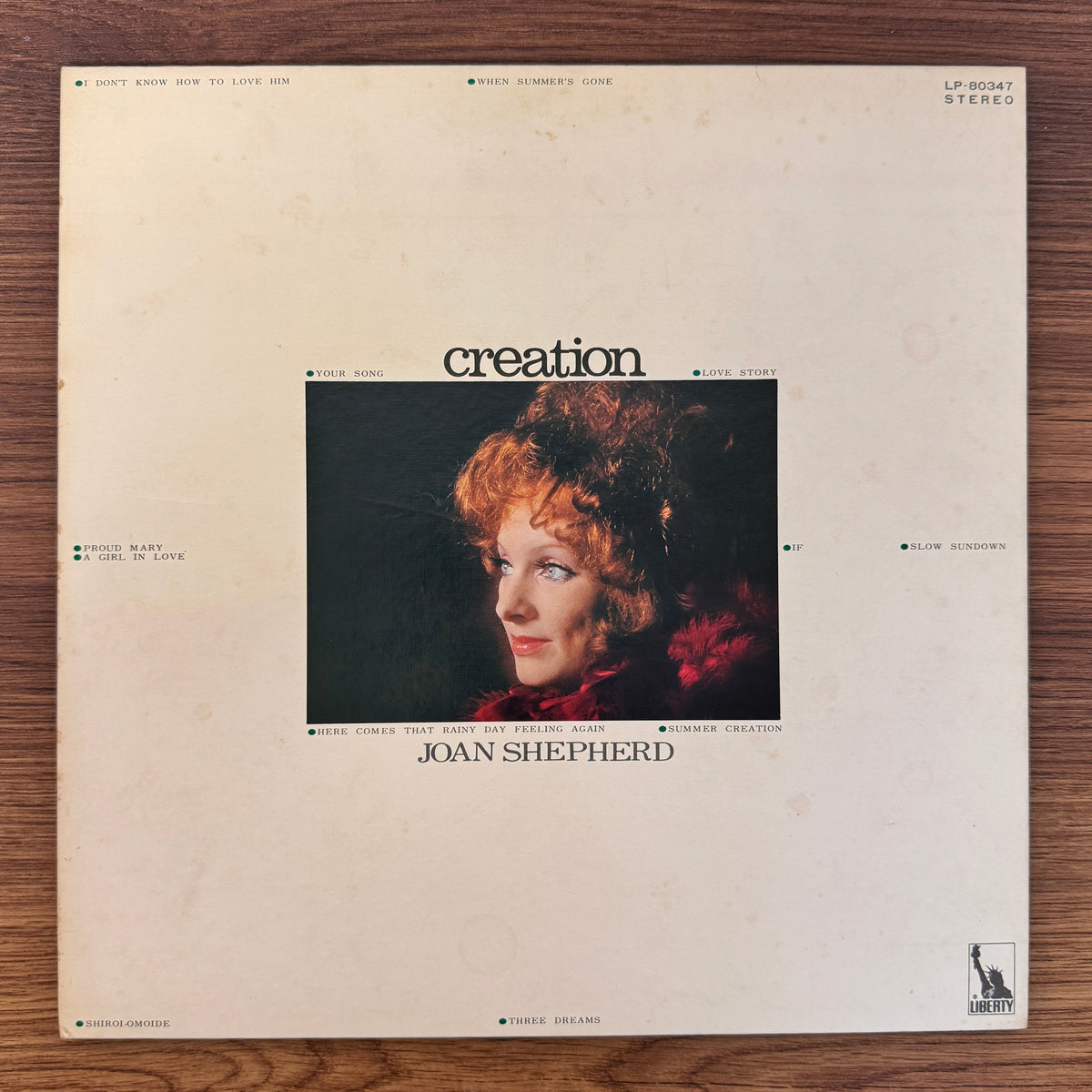 Joan Shepherd – Creation Only Japan Vinyl