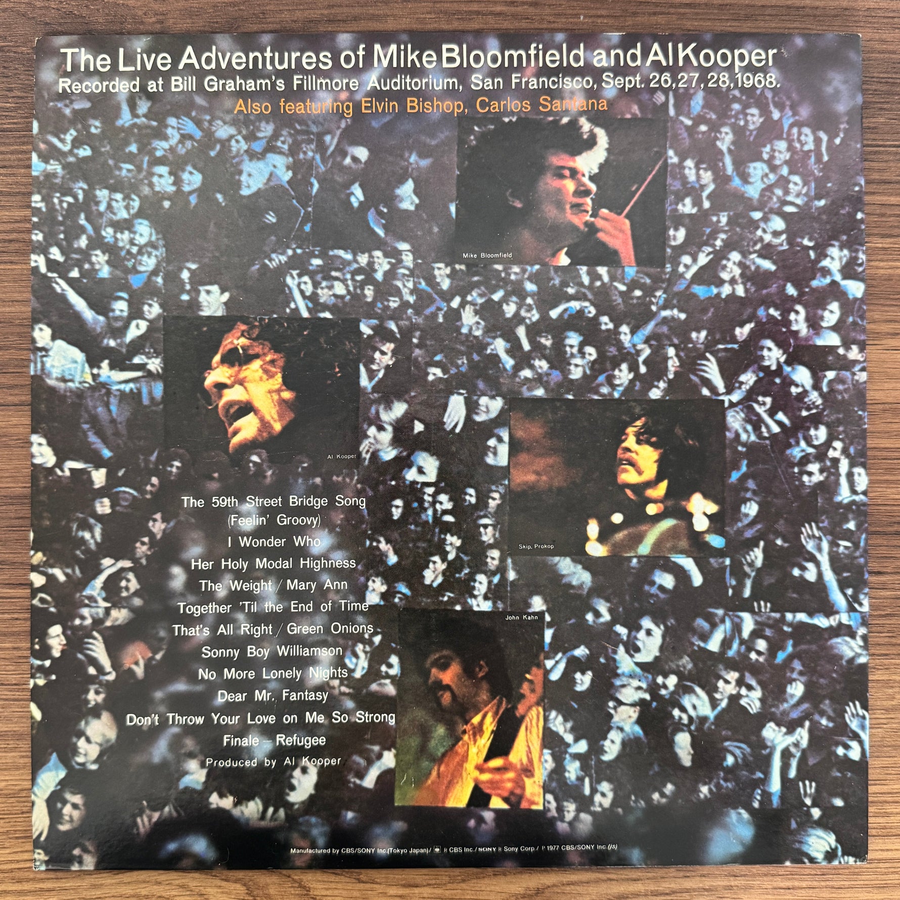 Mike Bloomfield And Al Kooper – The Live Adventures Of Mike Bloomfield And Al Kooper Japan Vinyl