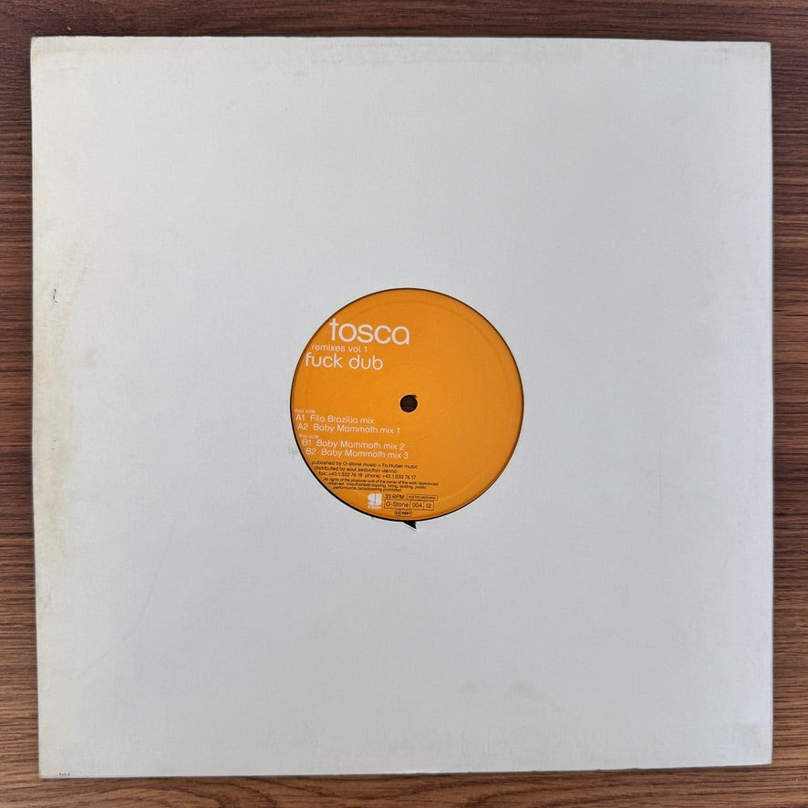Tosca – Fu*k Dub Remixes Vol 1 Japan Vinyl