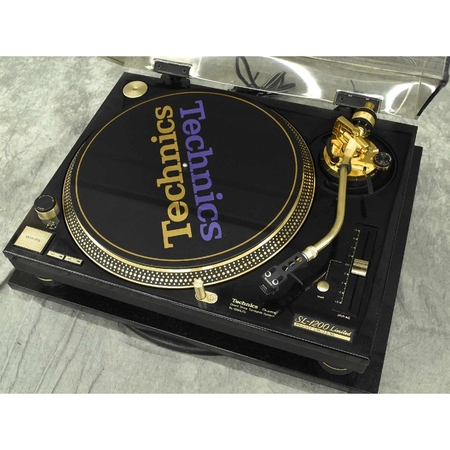 Technics SL-1200LTD Limited Edition Turntable Vintage DJ Record Player Gold – Made in Japan Only Japan Vinyl