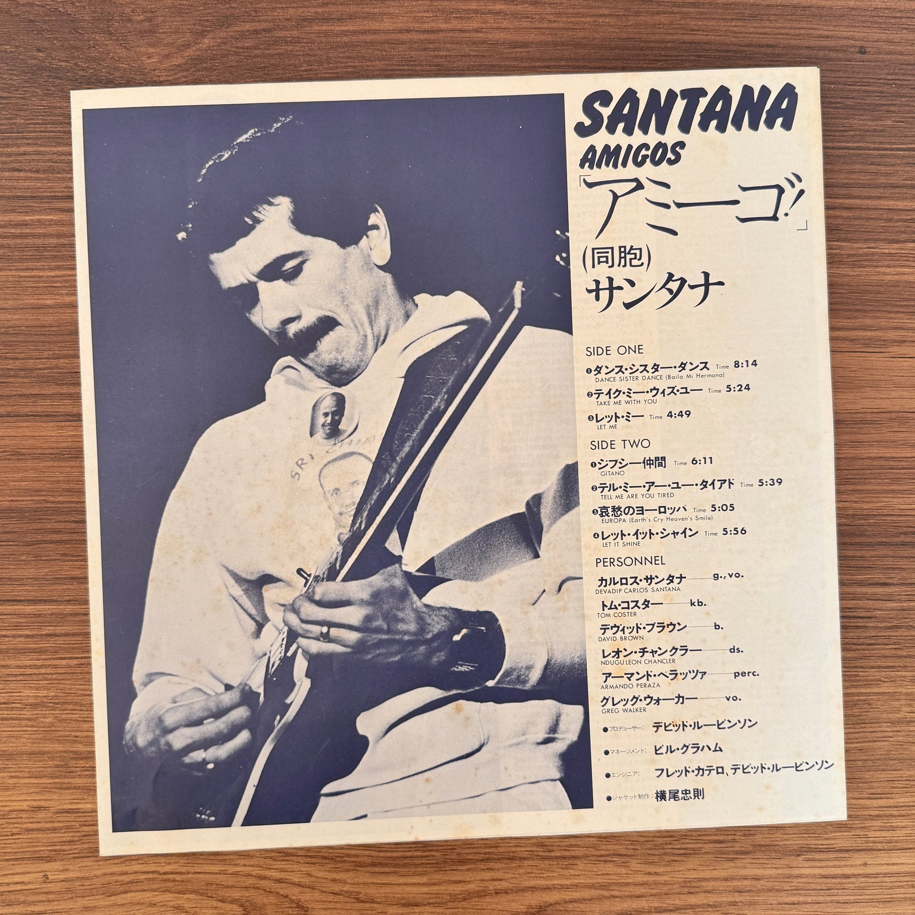 Santana – Amigos Japan Vinyl