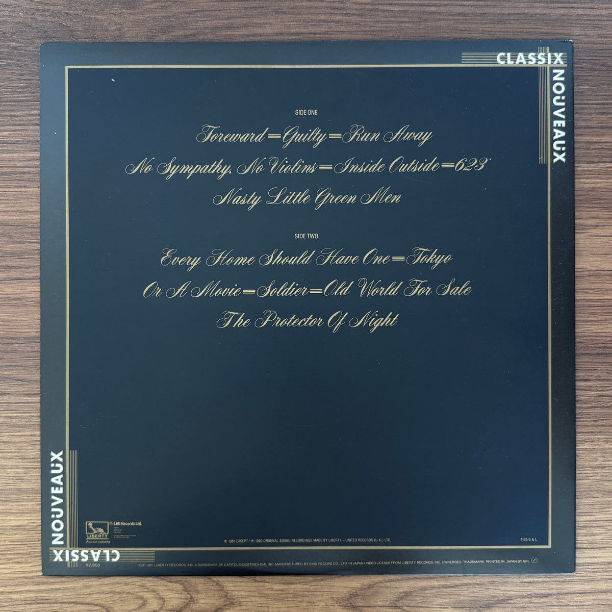 Classix Nouveaux – Night People
