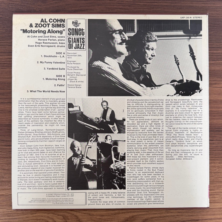 Al Cohn & Zoot Sims – Motoring Along