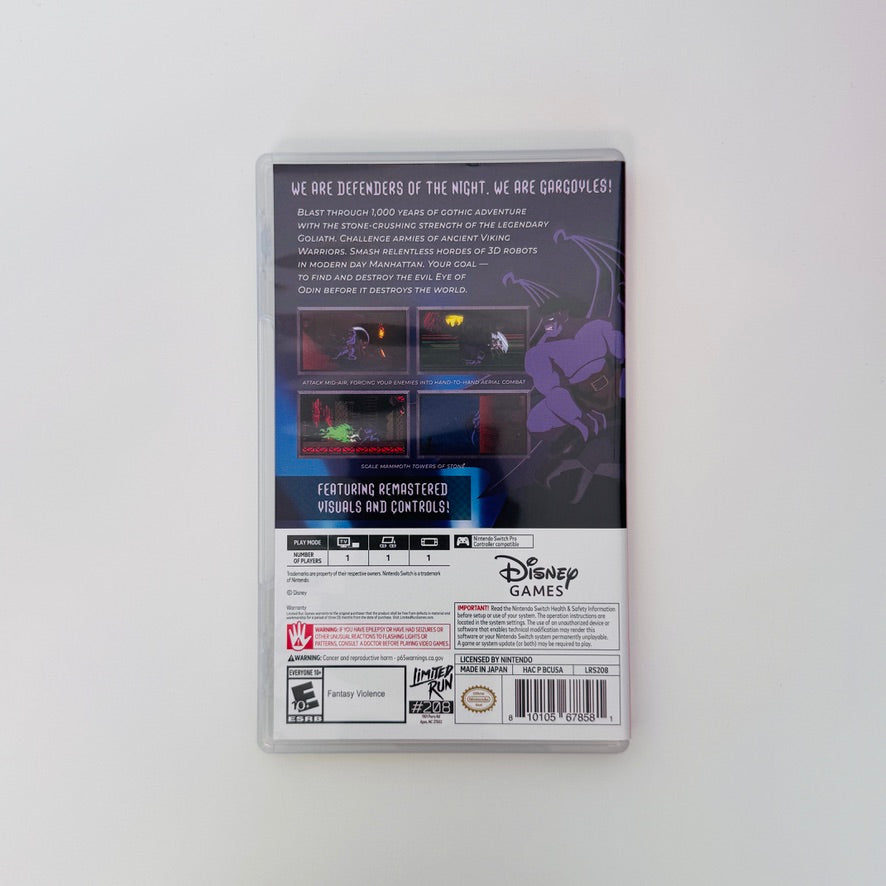 Gargoyles Remastered [Limited Run] | Nintendo Switch