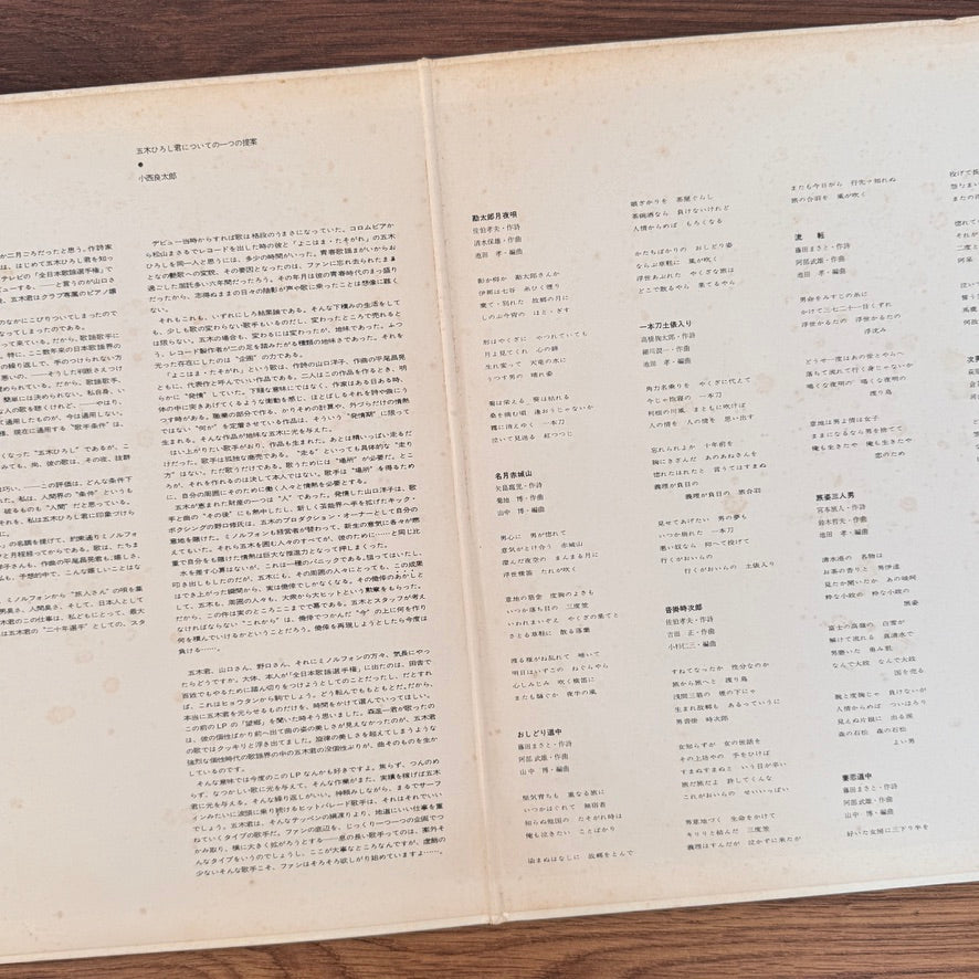 Hiroshi Itsuki – Wandering Enka Album: Transience Japan Vinyl