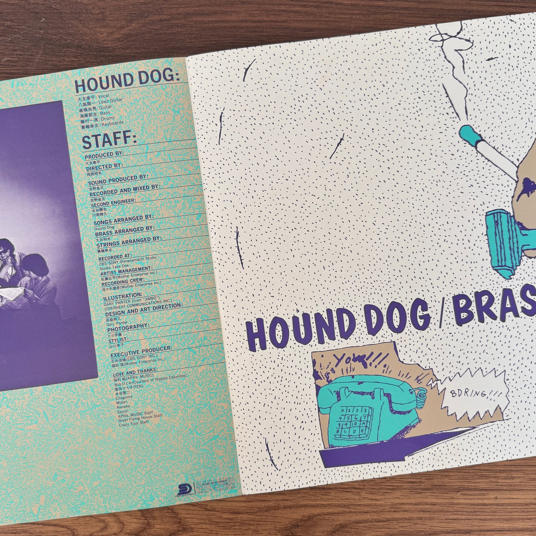 Hound Dog – Brash Boy Japan Vinyl