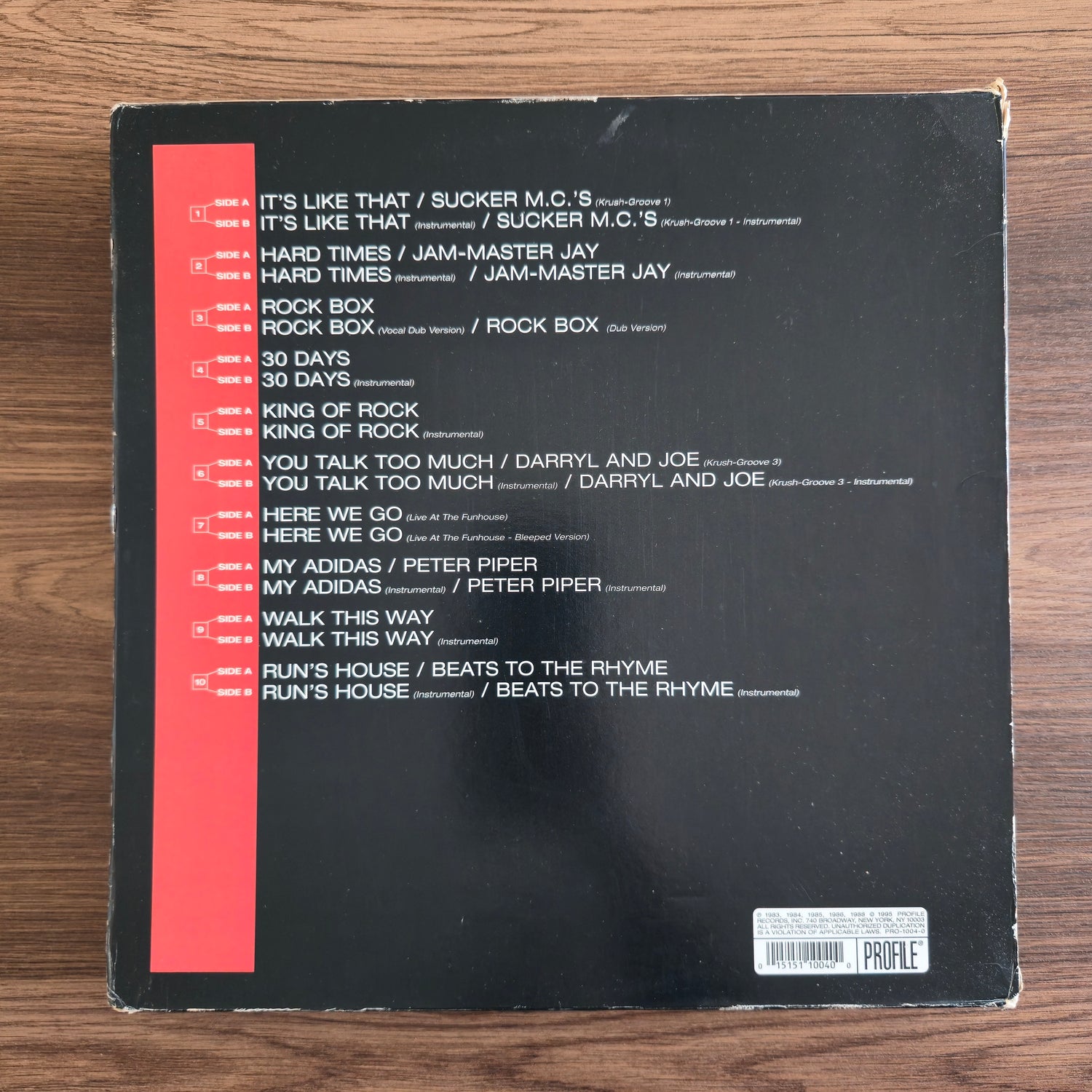 Run DMC – 12-Inch Singles Box Set (BoxSet)